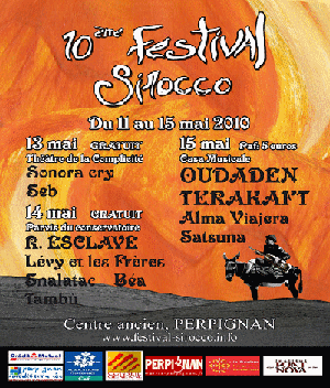 Festival Sirocco 10ème Festival Sirocco de Perpignan