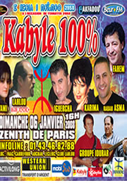 Concert 100% Kabyle au Zénith de Paris 