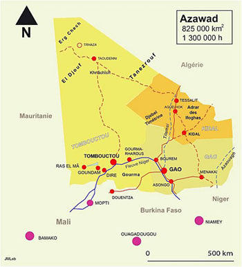 Azawad Map